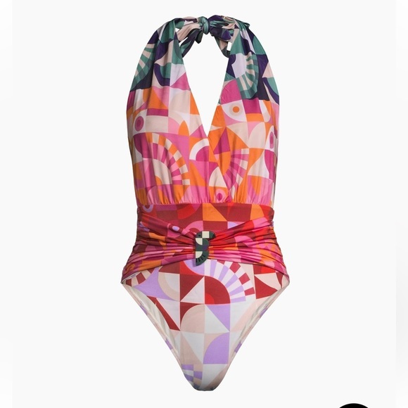Farm Rio Ombre Graphic Toucans One-Piece Swimsuit, small, $228 - Picture 1 of 16